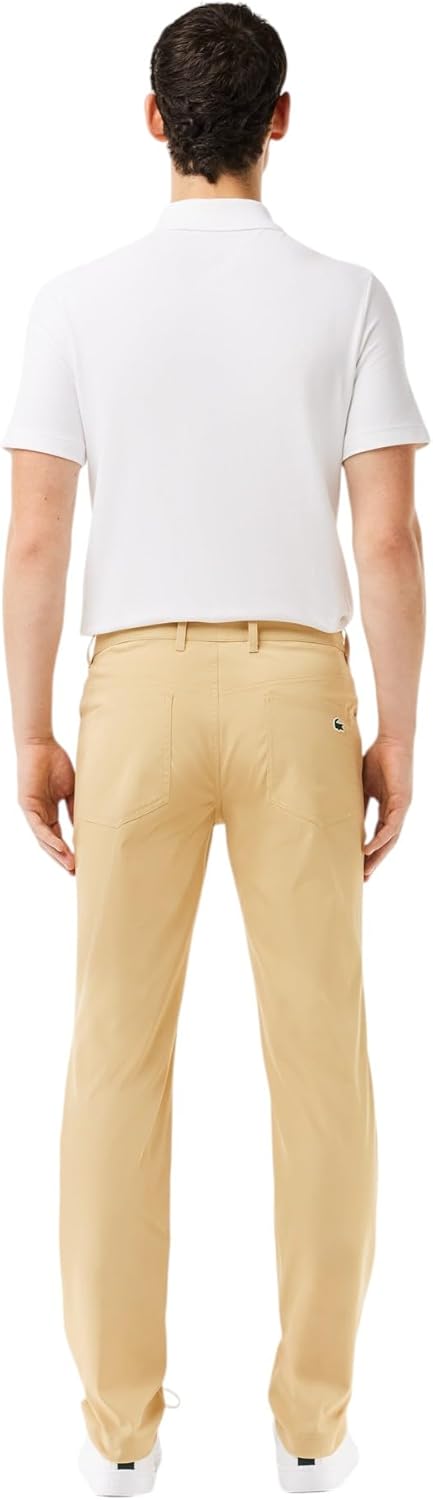 Мужские спортивные брюки для гольфа Lacoste Ultra Dry Slim Fit, Croissant — фото 3