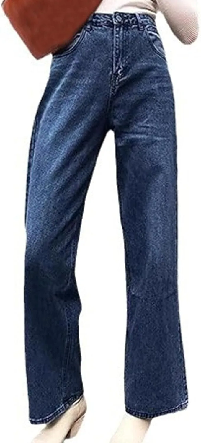 

Женские мешковатые джинсы High Waisted с широкими штанинами