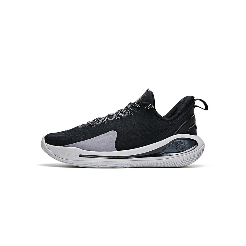 Детские баскетбольные кроссовки Curry 12 Grade School Under Armour, черный/серый — фото 2