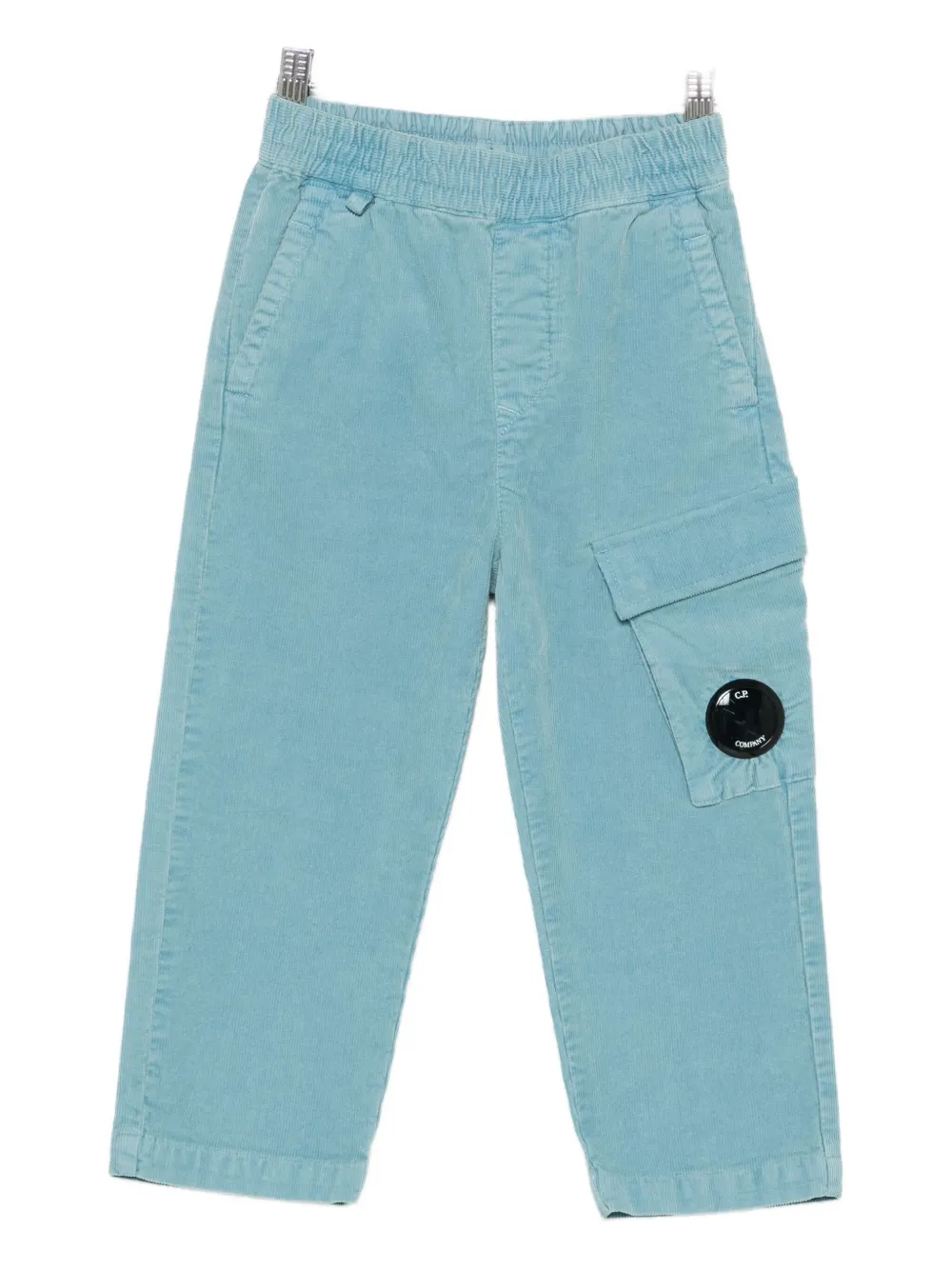 

Брюки с накладными карманами C.P. Company Kids, синий