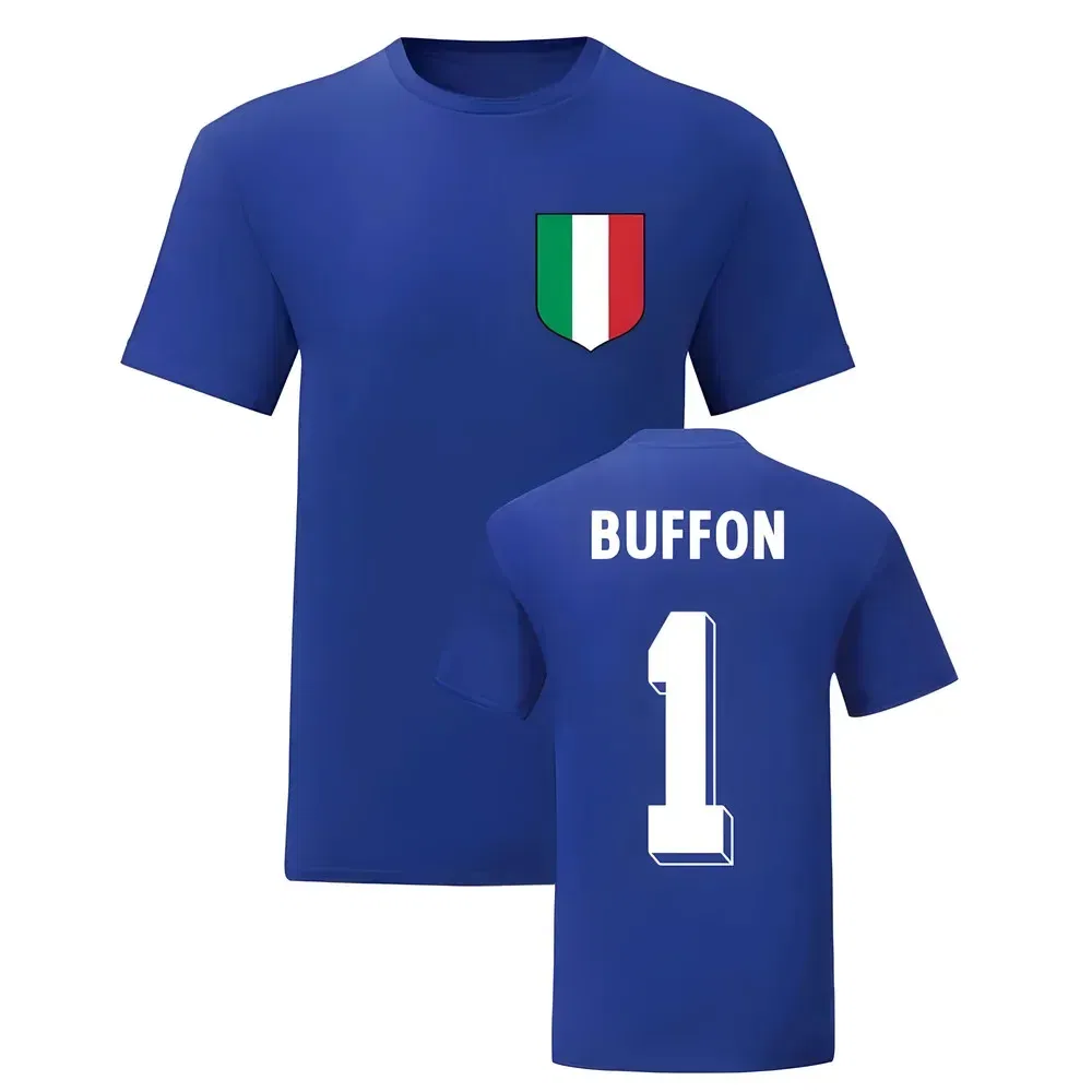 Футболка с дизайном Gianluigi Buffon Italy, синий