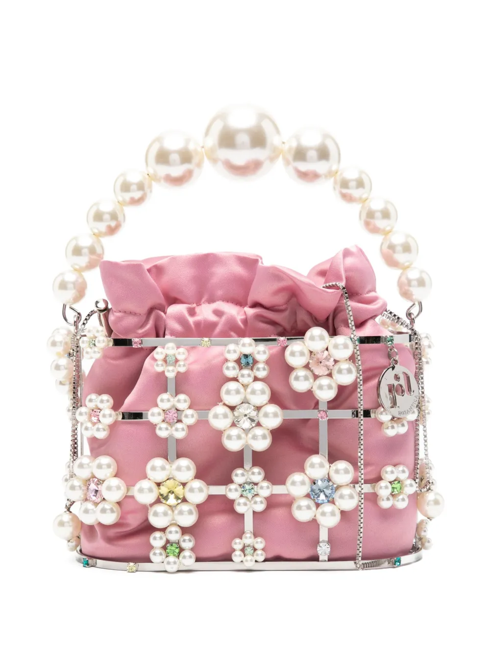 

Сумка-тоут Holli Cindy с аппликацией Rosantica, серебристый