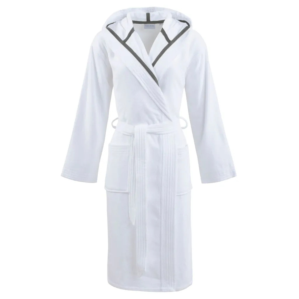 

Унисекс-халат 41310, 1 шт., средней длины Carl Ross, белый/платиновый