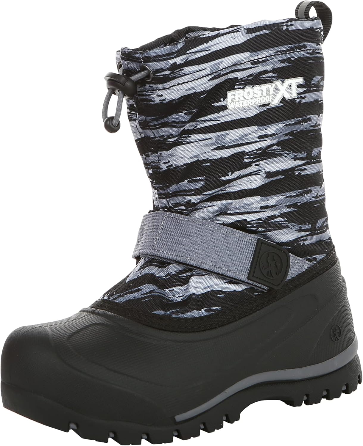 

Детские зимние сапоги Northside Kids Frosty XT с водонепроницаемой утепленной подкладкой - герметичные швы, теплая подкладка, отражающие элементы, протектор для сцепления, Charcoal