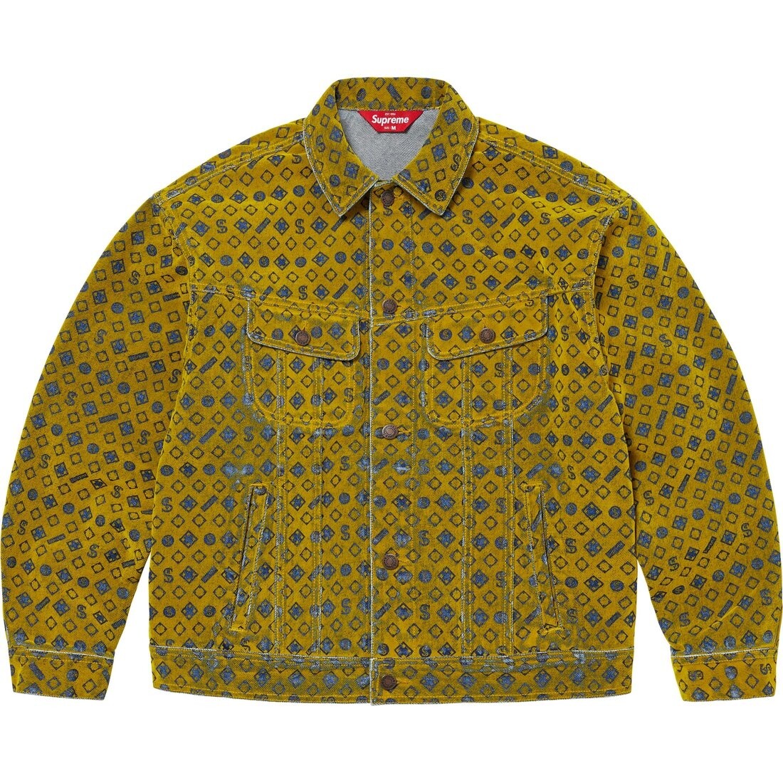

Осень/Зима 24 Куртка унисекс Supreme, цвет Mustard