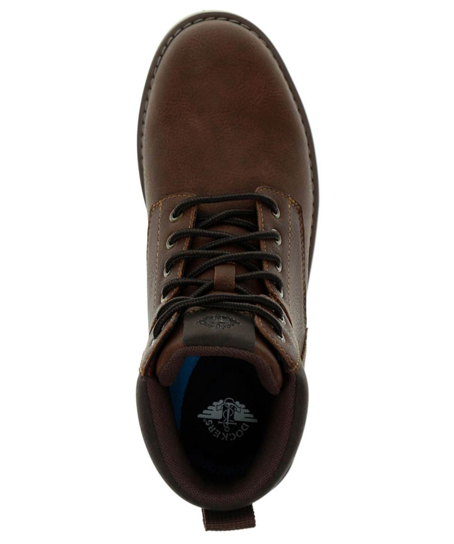 Мужские прочные повседневные ботинки Dustin Rugged Casual Chukka с закругленным носком Dockers, Briar — фото 4