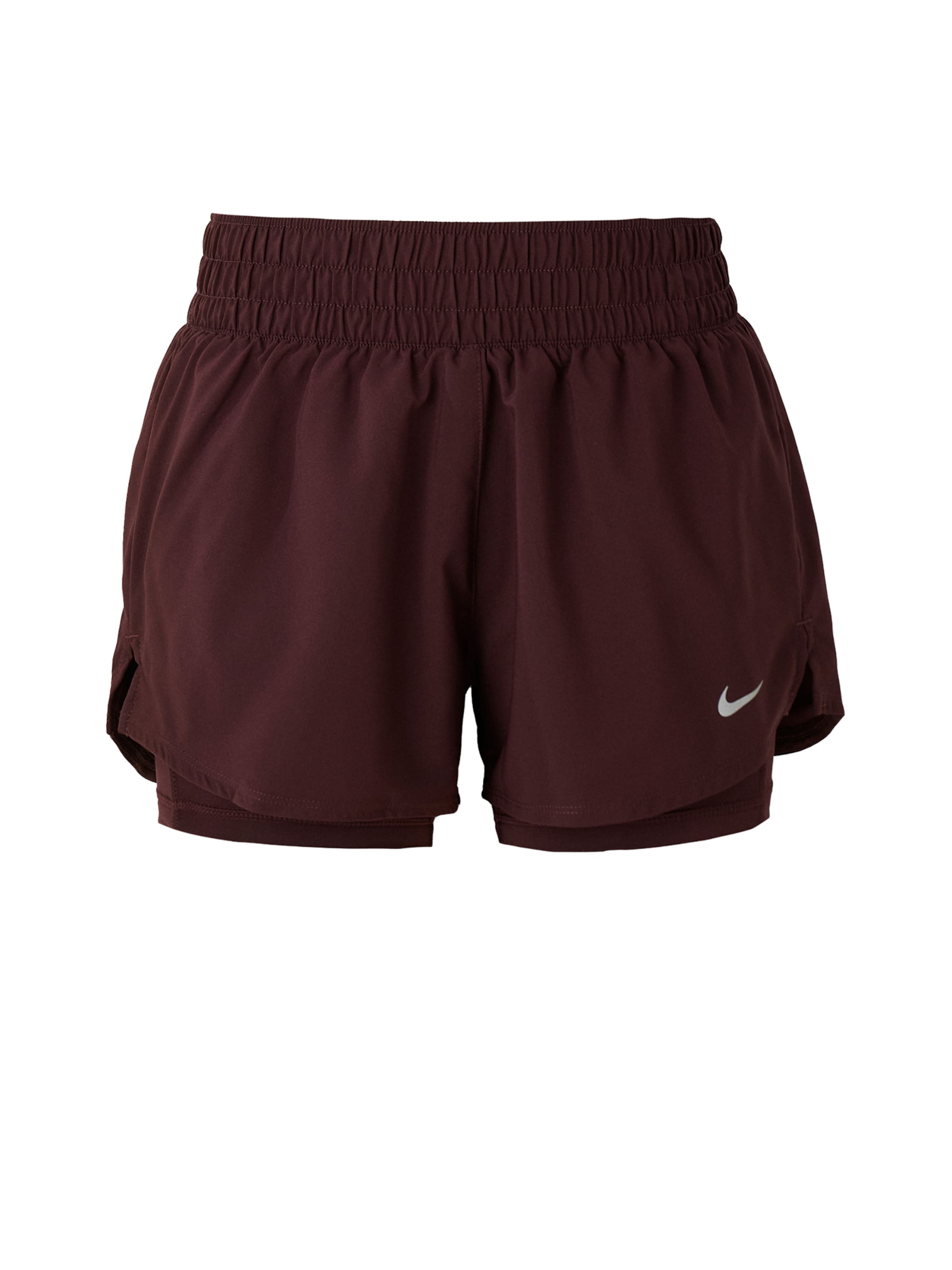 

NIKE Шорты для тренировок Regular 'ONE' в цвете Wine Red