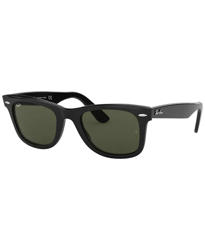 

Унисекс солнцезащитные очки с низкой переносицей, RB2140F ORIGINAL WAYFARER CLASSIC 54 Ray-Ban, черный