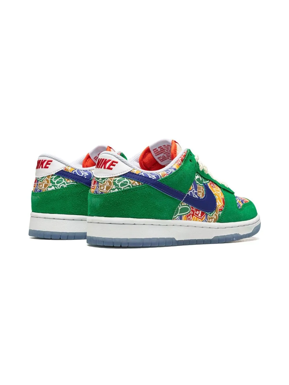 Кроссовки Dunk Low Foam Finger Nike Kids, зеленый — фото 3