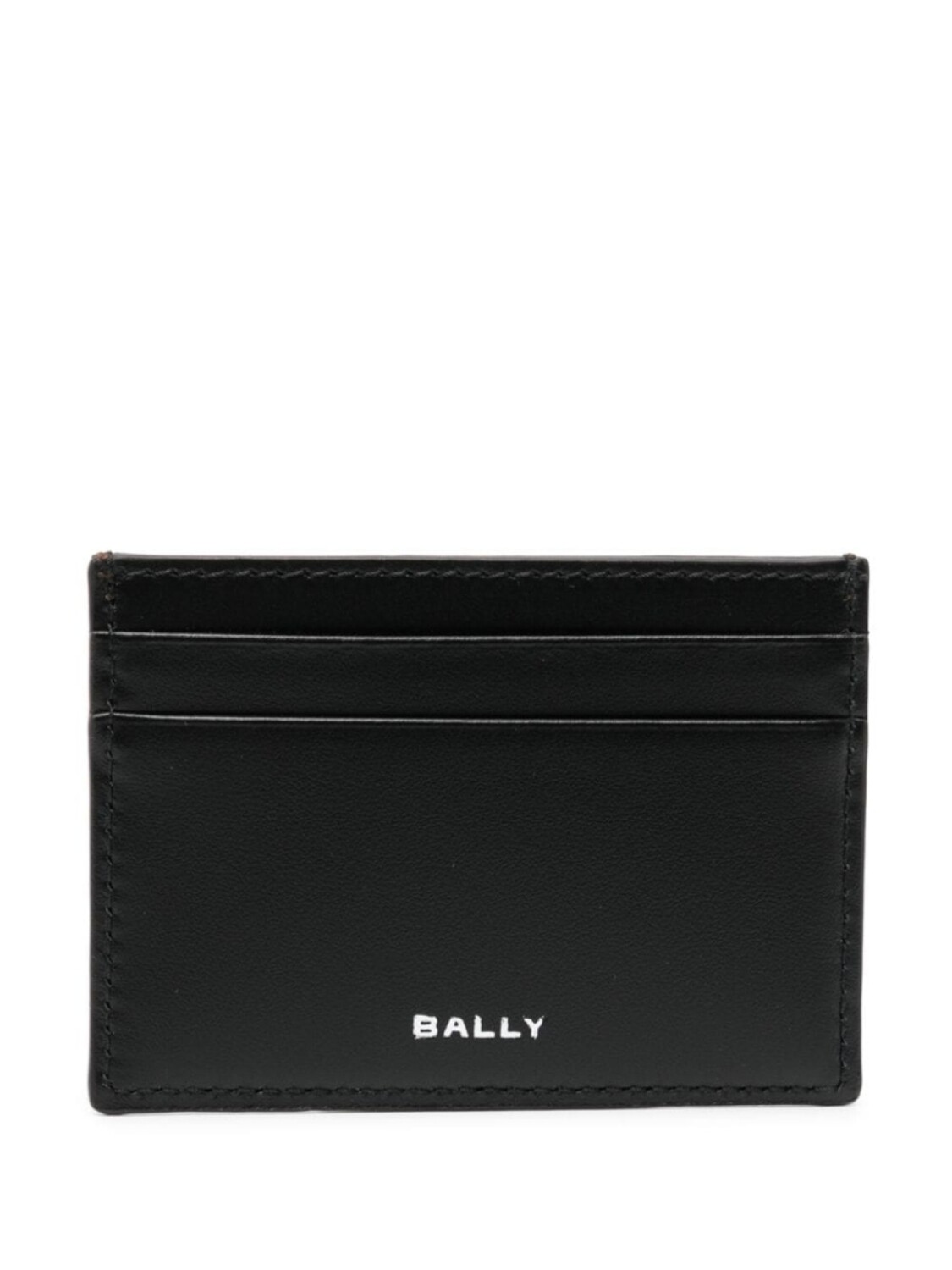 

Картхолдер с отделкой в полоску Bally, коричневый