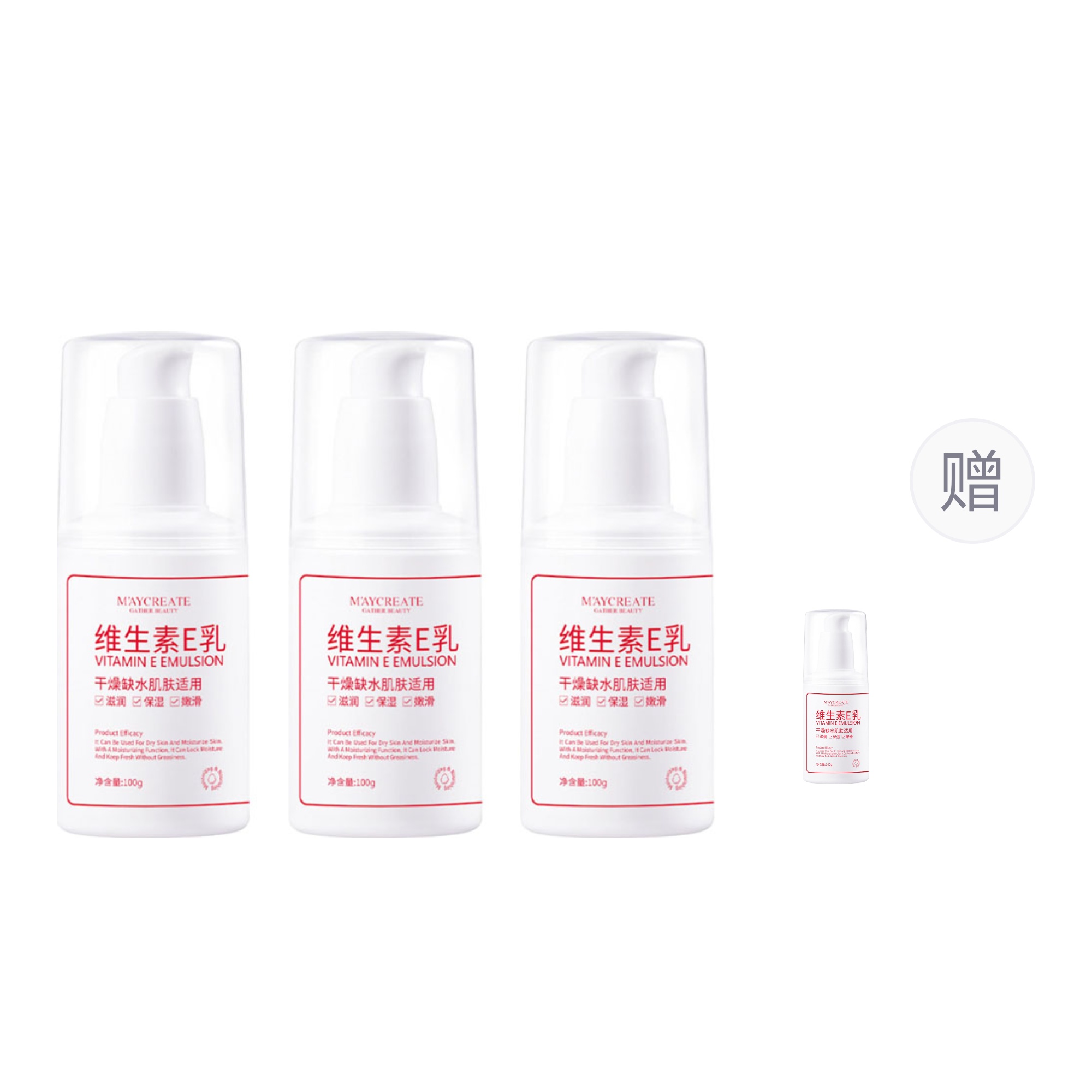 

Лосьон с витамином E для увлажнения, питания и освежения M'AYCREATE