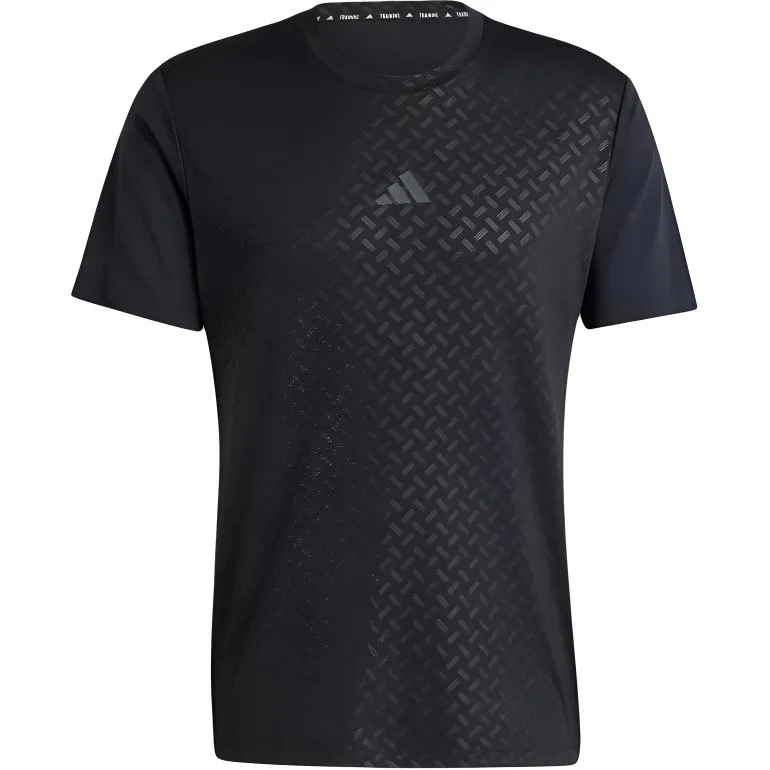 Футболка с тремя полосками adiClub Adidas, Black/Carbon