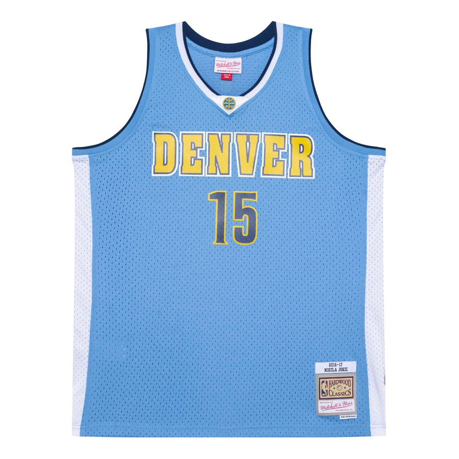 

Джерси Mitchell & Ness NBA Nikola Jokic Denver Nuggets 2016/17 Road Jersey #15, синий