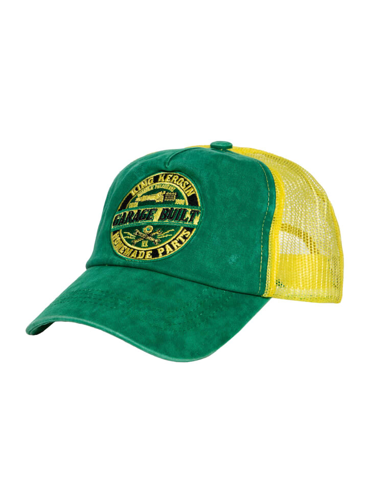 

Бейсболка King Kerosin Trucker Garage Built, зеленый