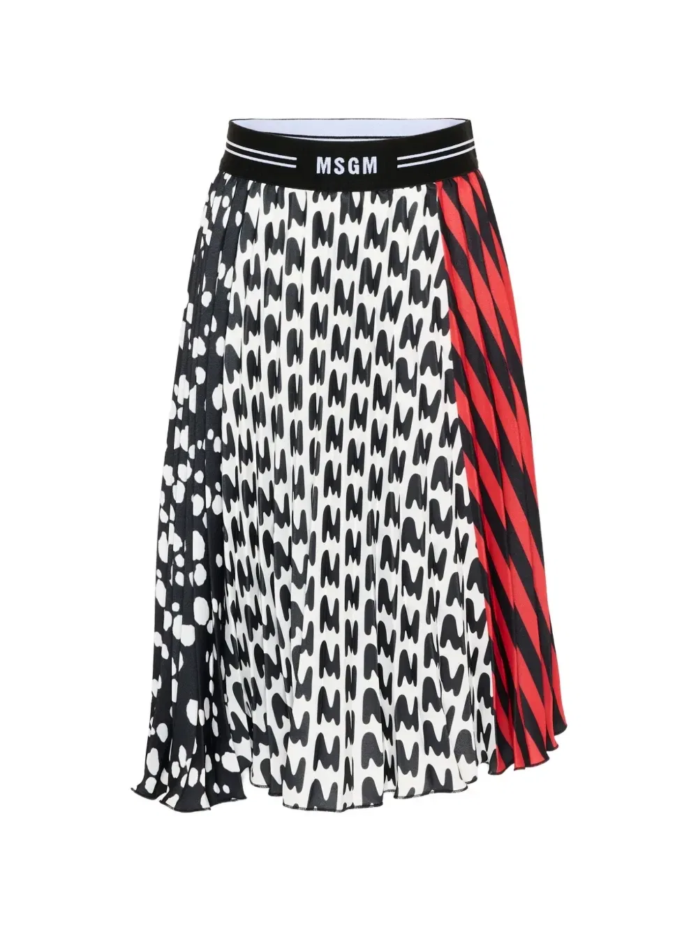 Юбка с монограммой Msgm Kids, черный