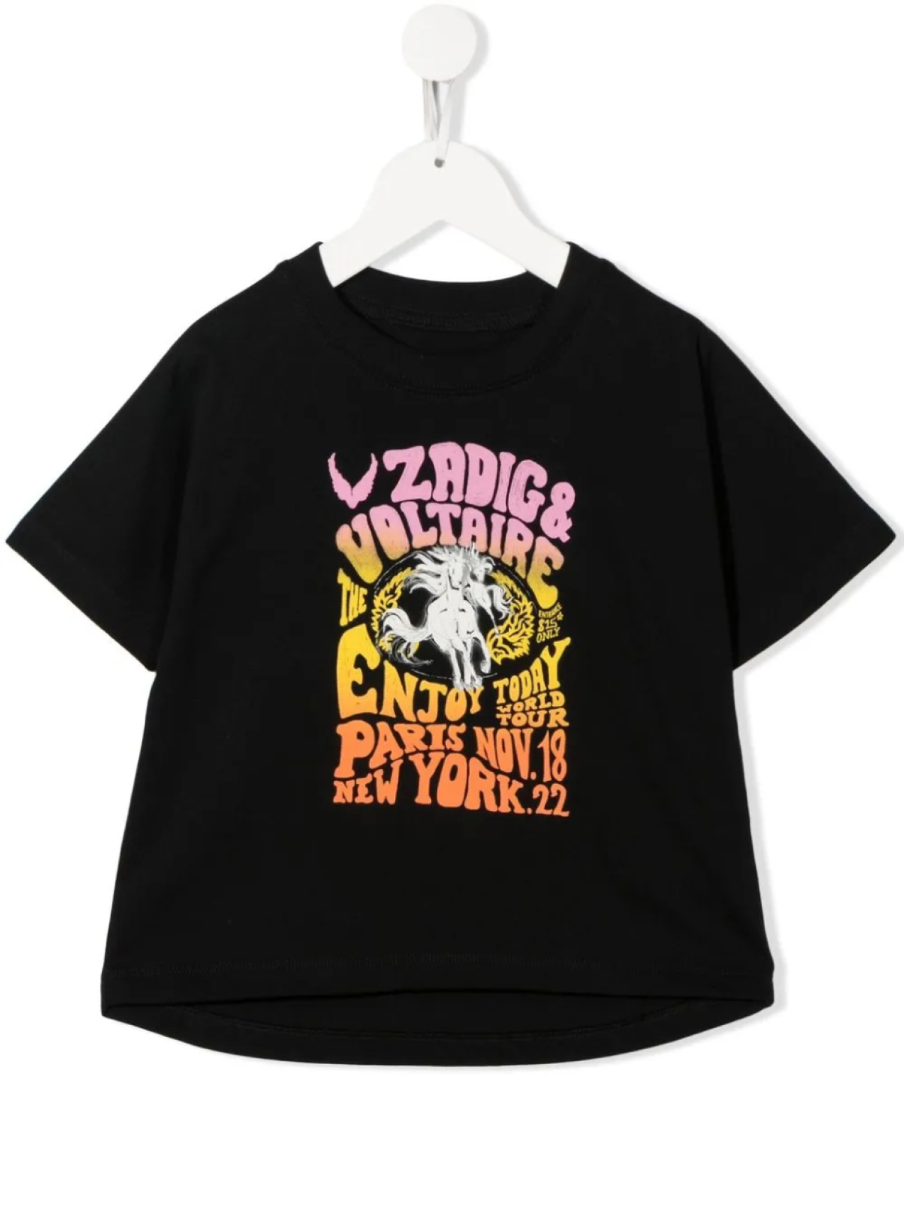 

Zadig & Voltaire Kids футболка Kita с логотипом, черный
