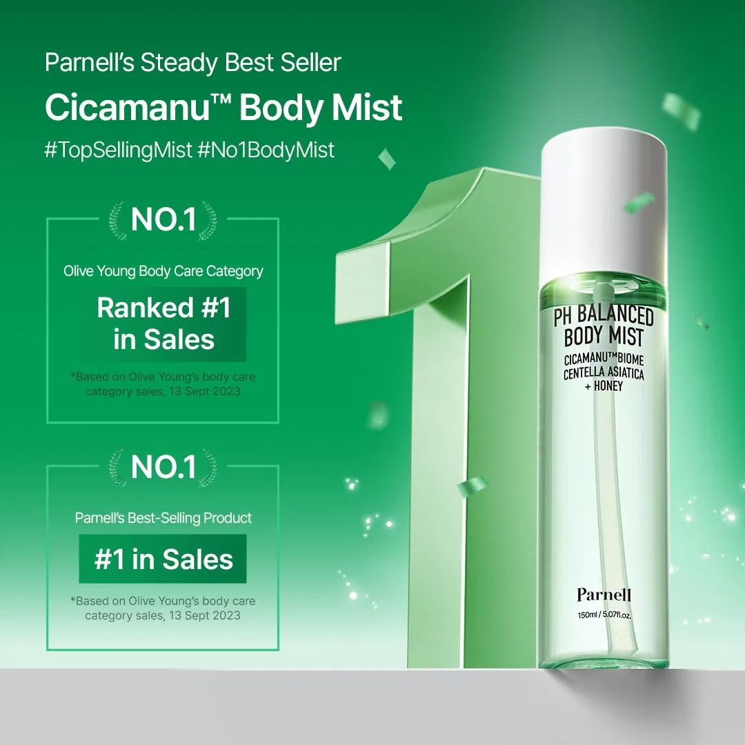 Спрей для тела «Cicamanu pH Balanced Body Mist» от Parnell Parnell — фото 3