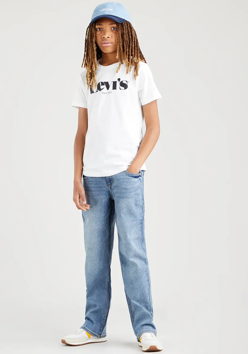 

Детские эластичные джинсы Levi's "LVB STAY LOOSE TAPER JEANS", для МАЛЬЧИКОВ Levi'S Kids, синий