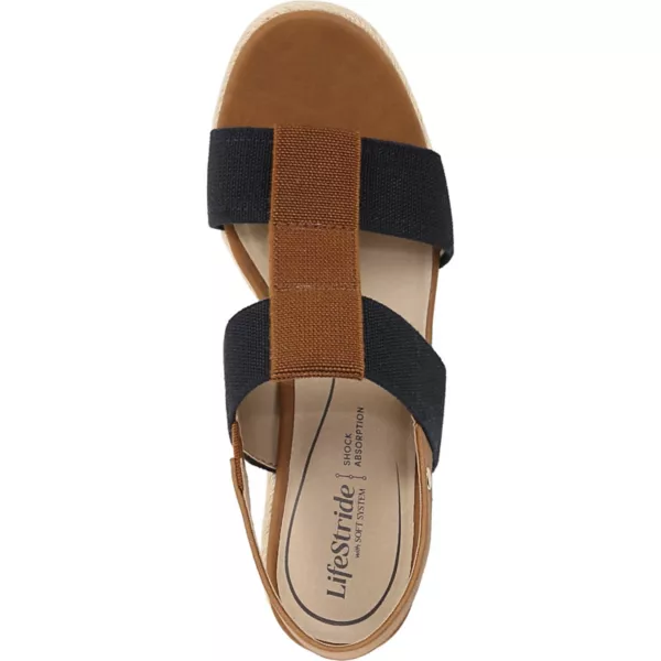 Женские эспадрильи на клиньях Tallulah Lifestride, цвет navy faux leather — фото 4