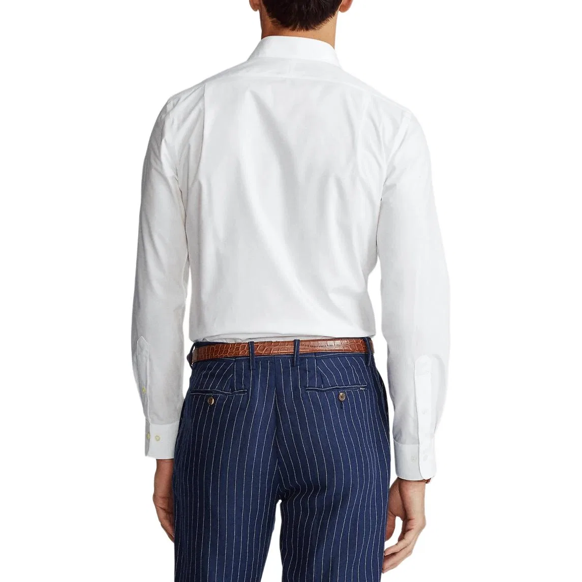 Рубашка SS26 Slim Fit мужская Polo Ralph Lauren, White — фото 3