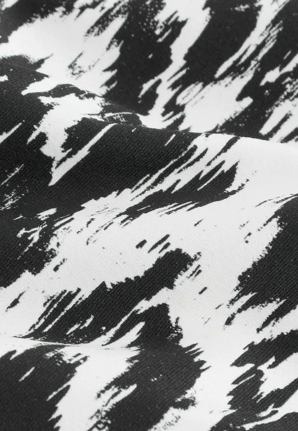 Купальник стандартного кроя с высоким воротником, комплект из 2 штук. Next, Black Monochrome Ikat — фото 4