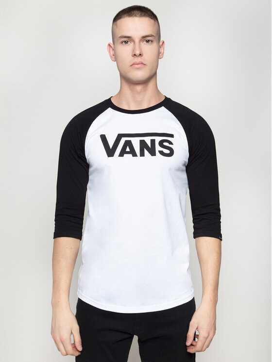 

Облегающий крой с длинными рукавами Vans, белый