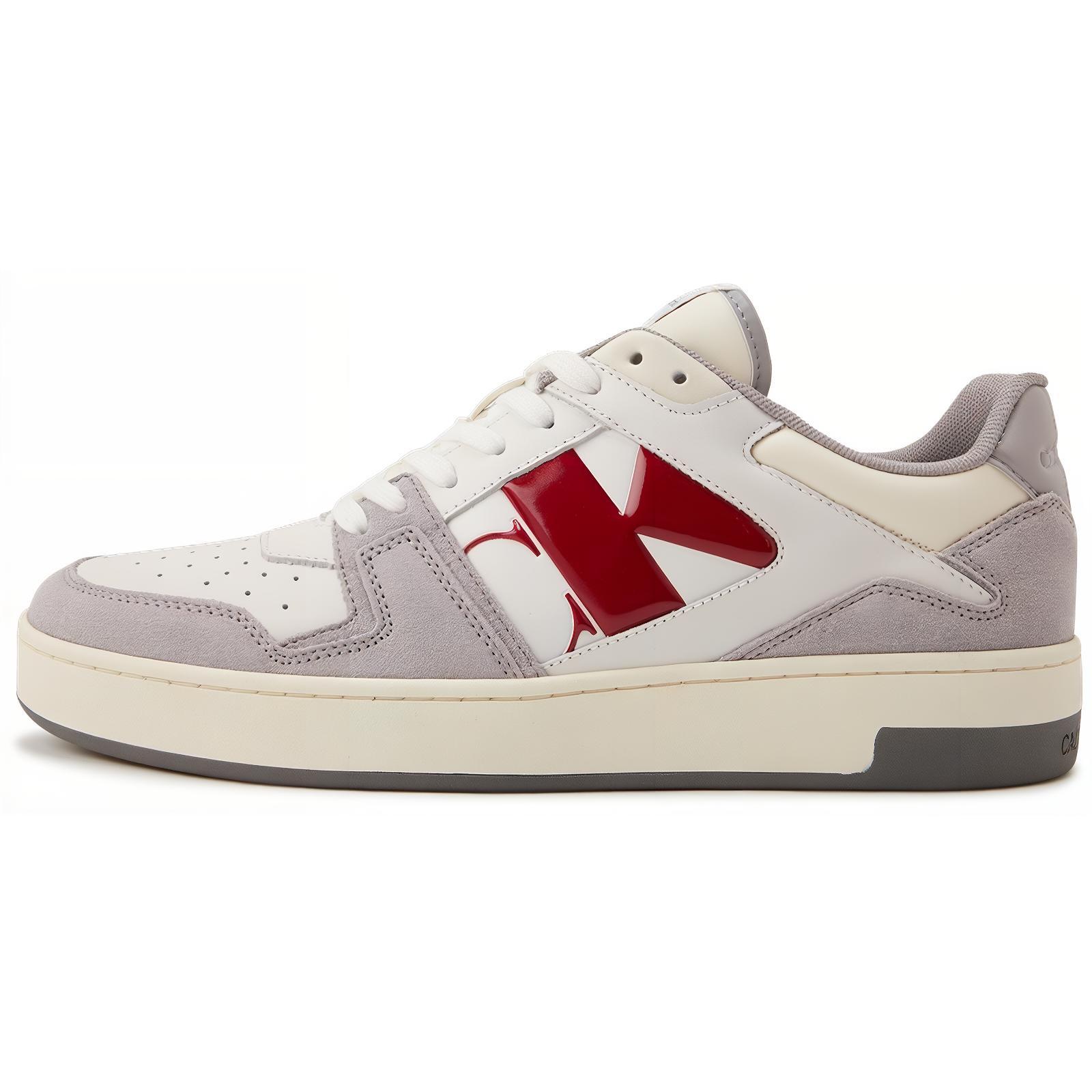 

CKJ CALVIN KLEIN JEANS Низкие скейтерские кросcовки мужские 0LE-Moon White/Phantom Gray, цвет 0LE-Moon White/Phantom Gray