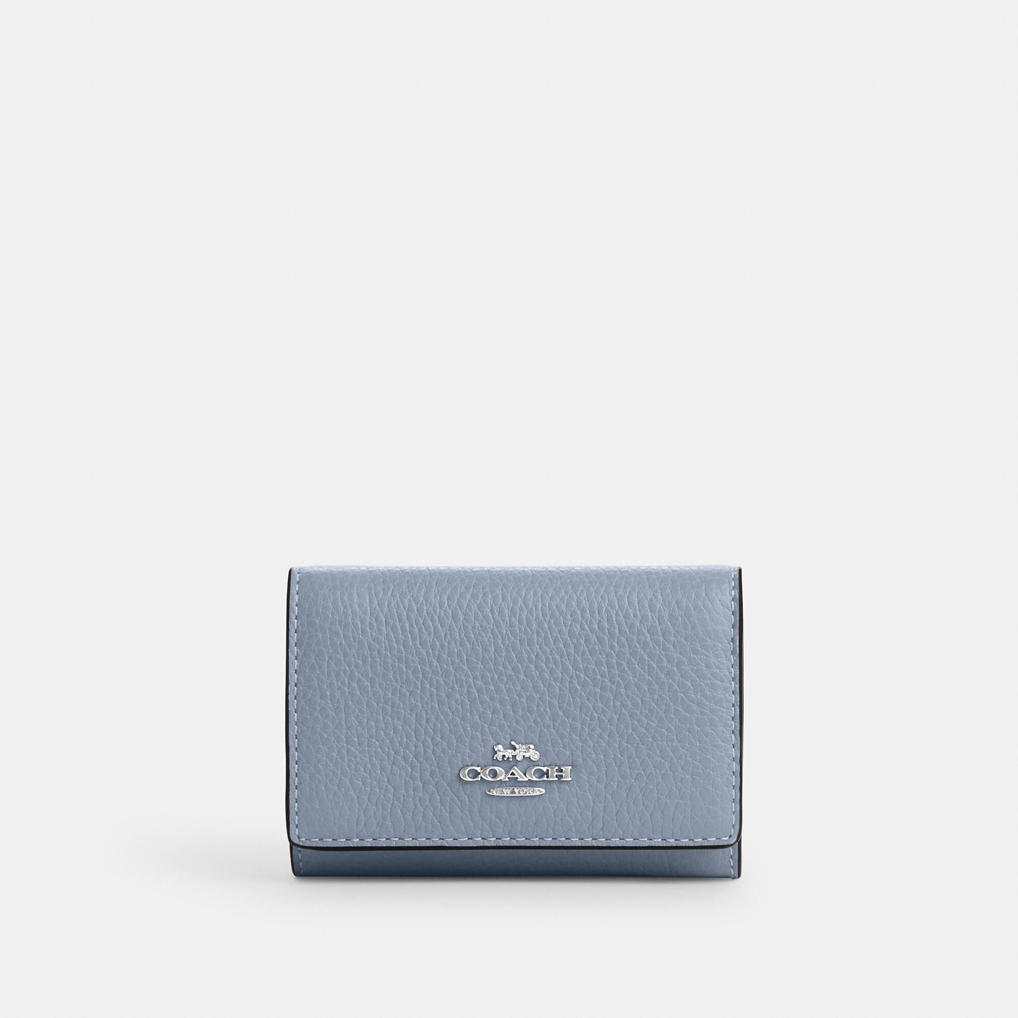 

Микро-кошелек Coach Outlet, цвет silver/grey mist