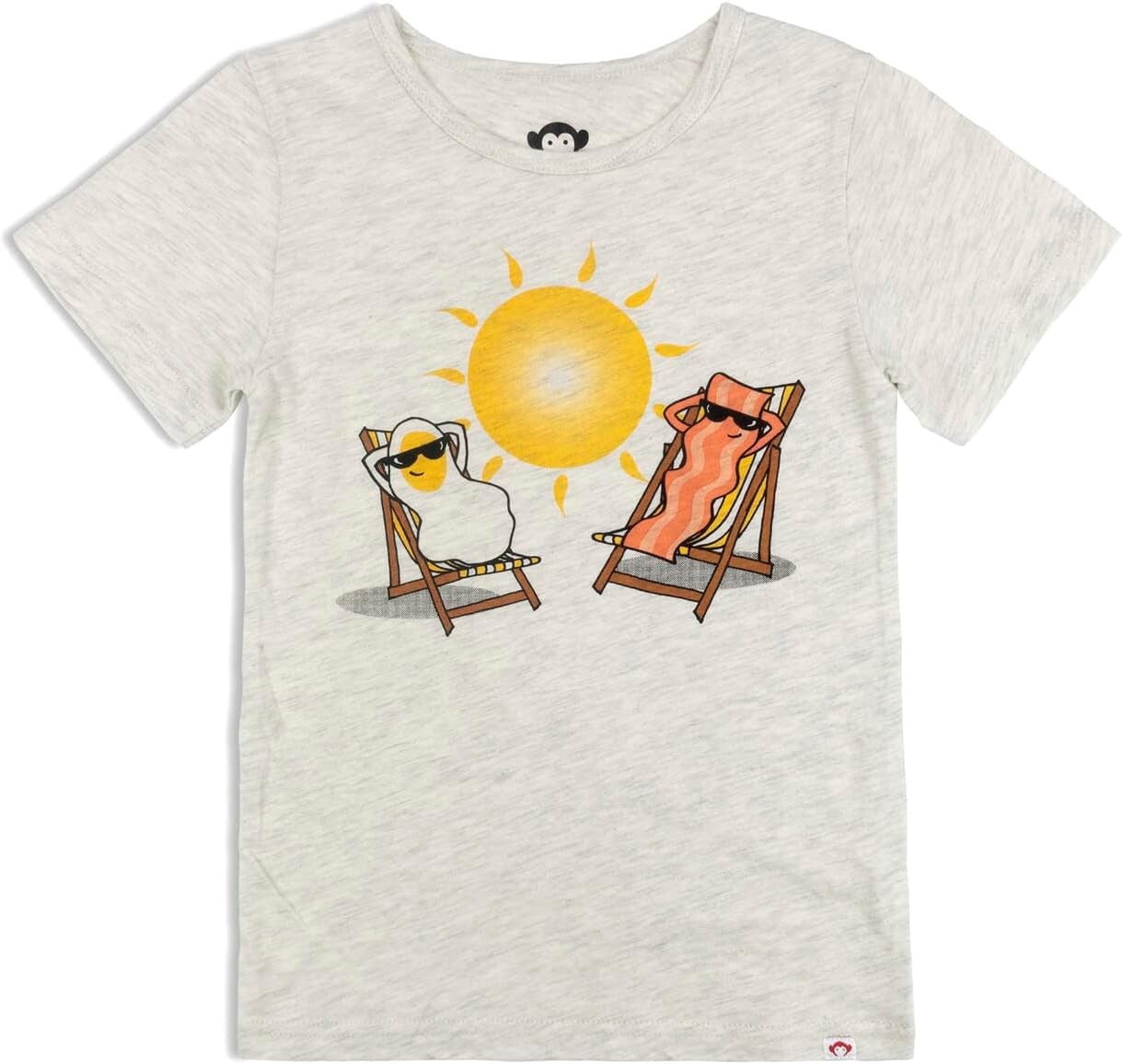 

Футболка Appaman Short Sleeve Tee - Breakfast, цвет Cloud Heather