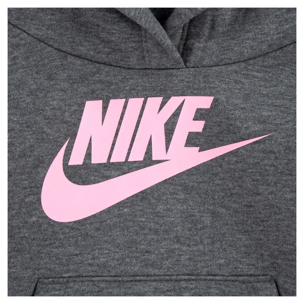 Толстовка Nike Club Fleece High Low, серый — фото 3
