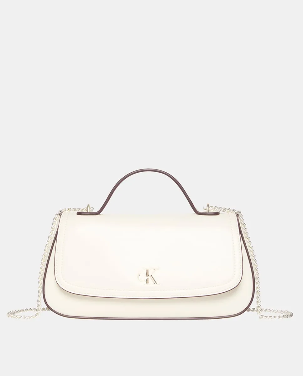 

Сумка через плечо с ручкой-цепочкой Calvin Klein, белый