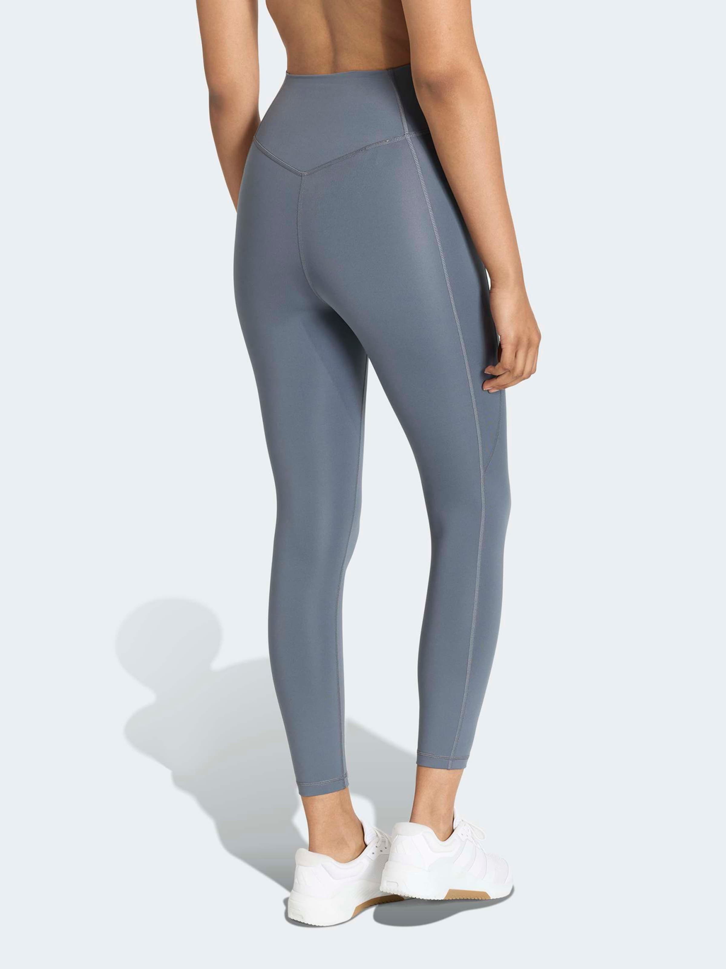 Adidas Performance Узкие спортивные штаны 'Optime Power Essentials' в цвете Smoke Blue — фото 3