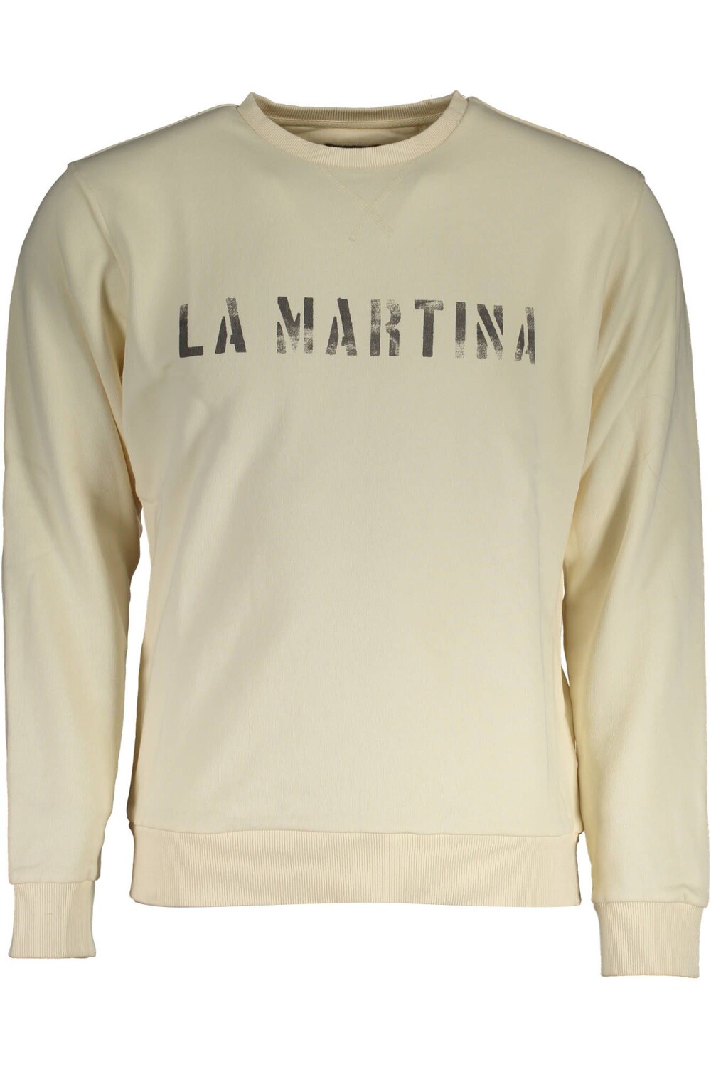 

Белый хлопковый мужской свитер La Martina