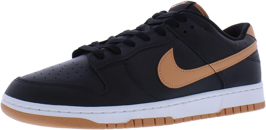 

Мужские кроссовки Nike Dunk Low Retro, Black Amber Brown Black White