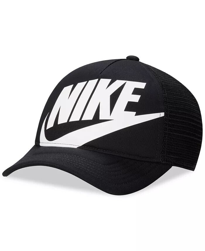 

Детская структурированная кепка дальнобойщика с высокой посадкой Nike, серый