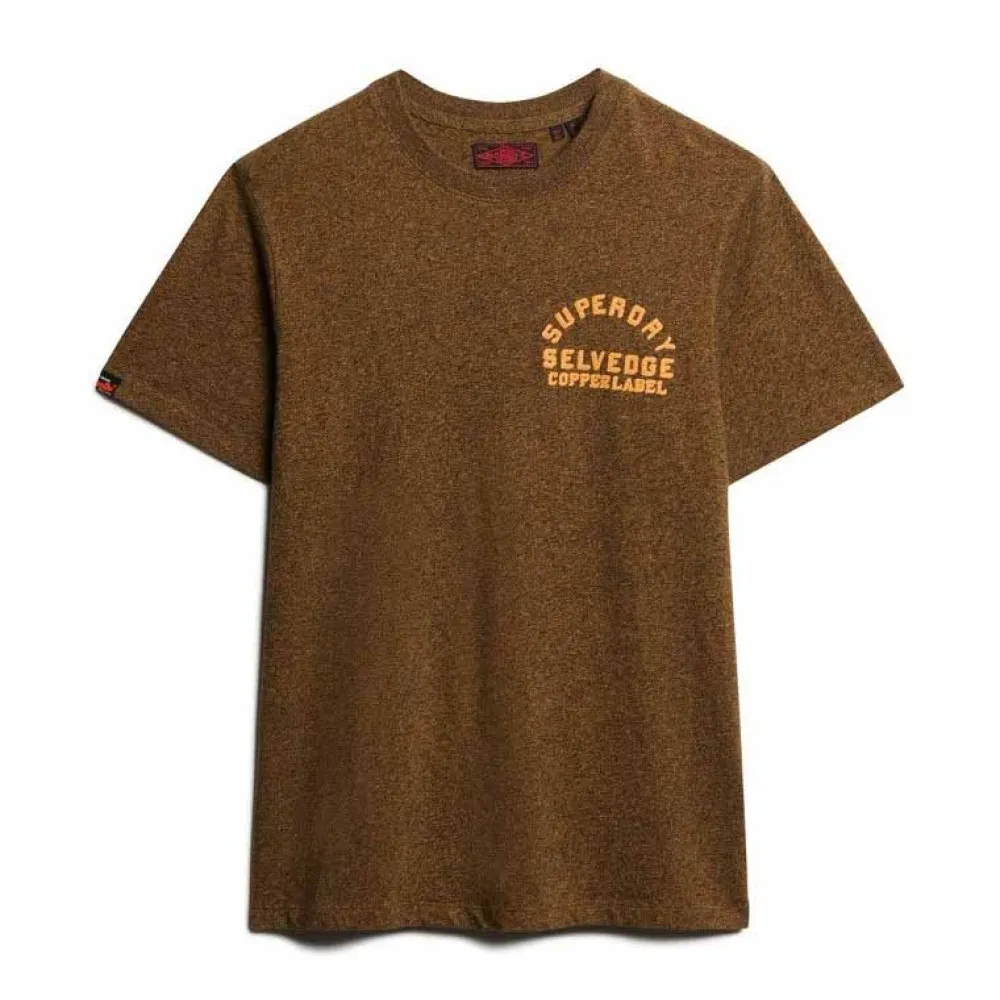 

Футболка с коротким рукавом Superdry Copper Label Relaxed, коричневый