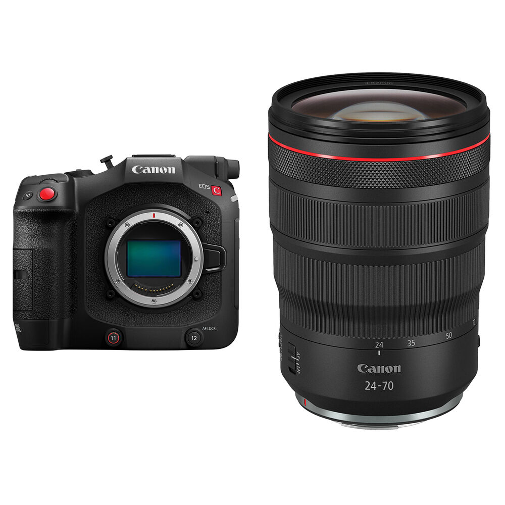 

Комплект камеры Canon EOS C80 6K с зум-объективом 24-70 мм f/2.8 (Canon RF)