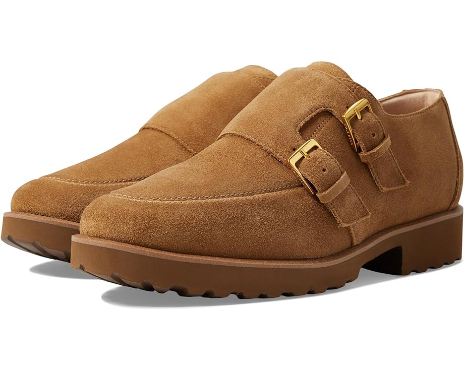 

Оксфорды Cole Haan Greenwich Monk Strap, цвет Golden Toffee Suede