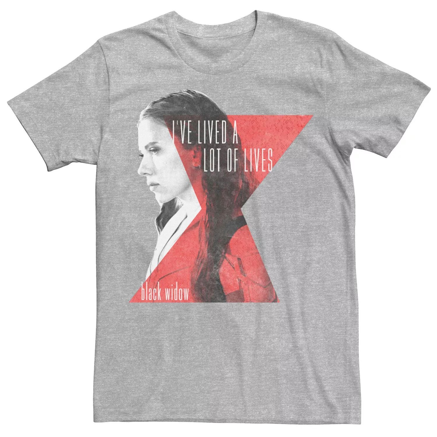 

Мужская футболка Marvel Black Widow I’ve Live A Lot Of Lives Licensed Character
