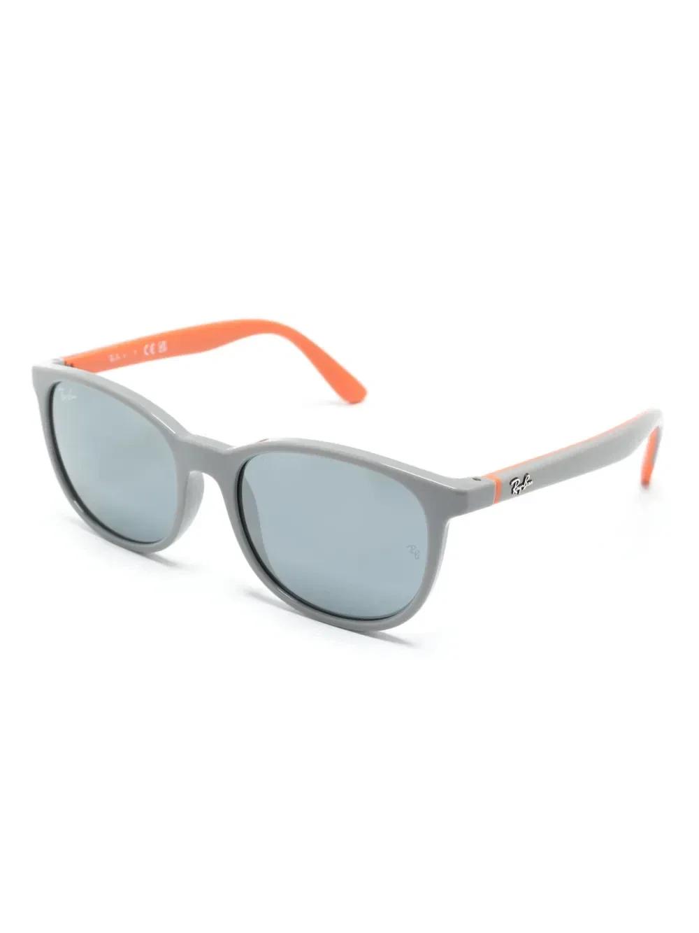Солнцезащитные очки в квадратной оправе Ray-Ban Junior, серый — фото 2
