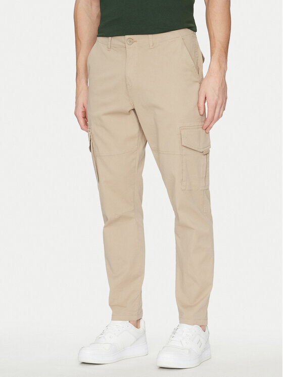 

Брюки tapered fit 22025431 Only & Sons, бежевый