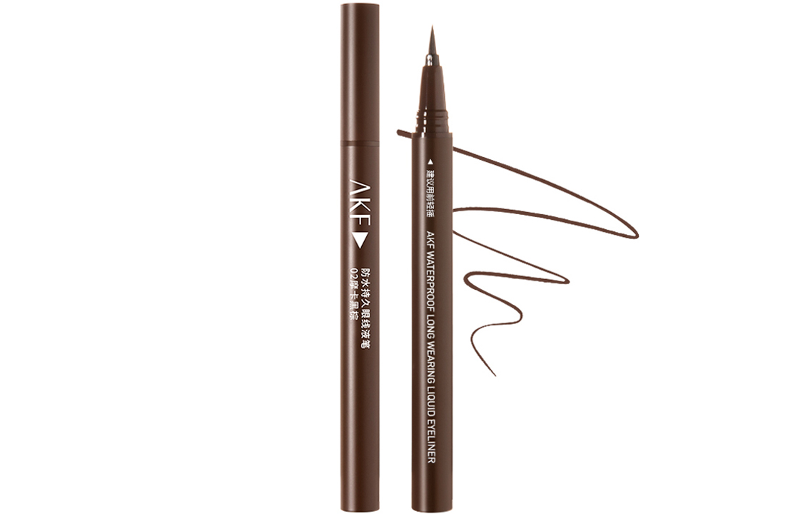 

Жидкая подводка для глаз Line Smooth водостойкая и устойчивая к поту AKF