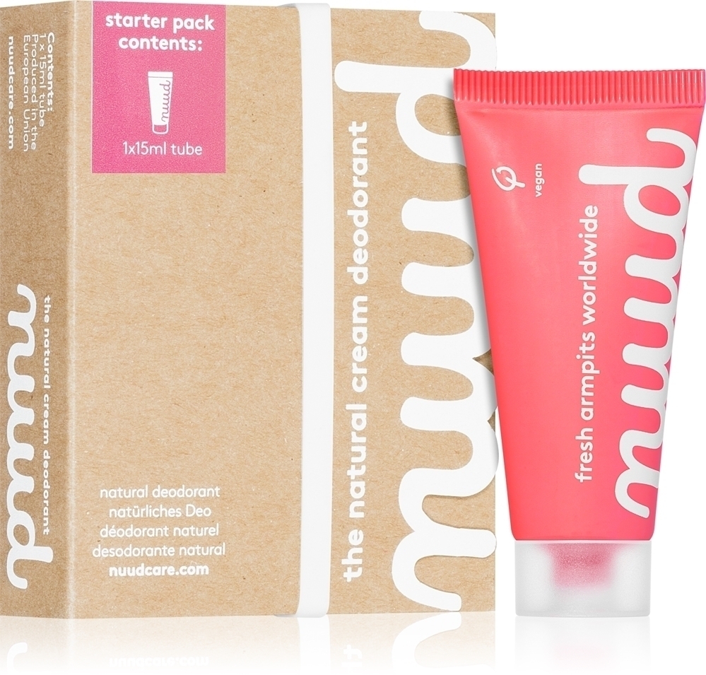 

Стартовый набор, красный крем-антиперспирант, натуральный Nuud, 15 мл