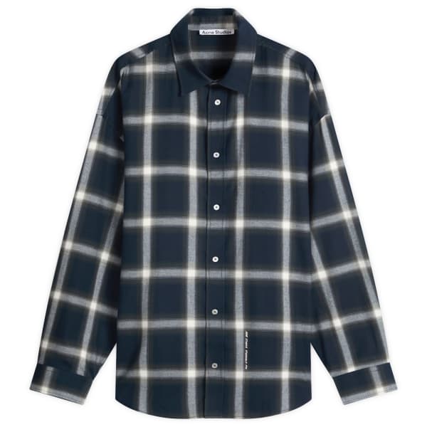 

Рубашка Setar с длинными рукавами из фланели в клетку Shadow Check Acne Studios, мультиколор