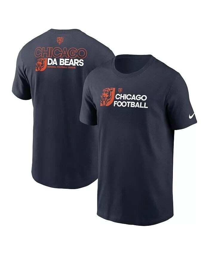 

Футболка мужская темно-синяя Chicago Bears Outline Nike