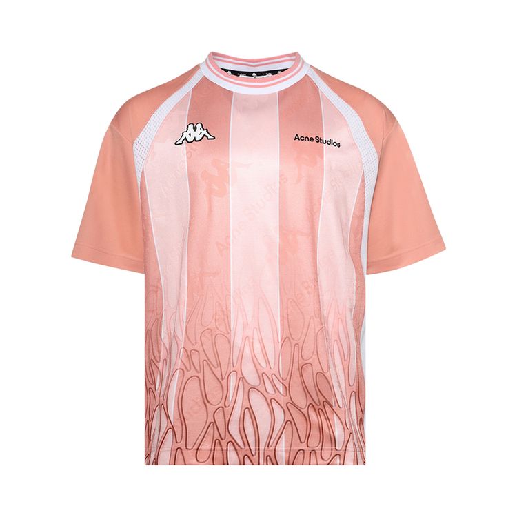

Футболка Acne Studios x Kappa Logo T-Shirt 'Light Pink/Pink', розовый