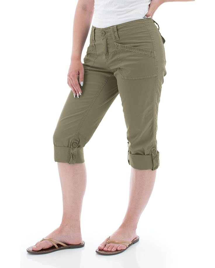 

Брюки Aventura Clothing Arden V2 Capris, цвет Deep Lichen Green