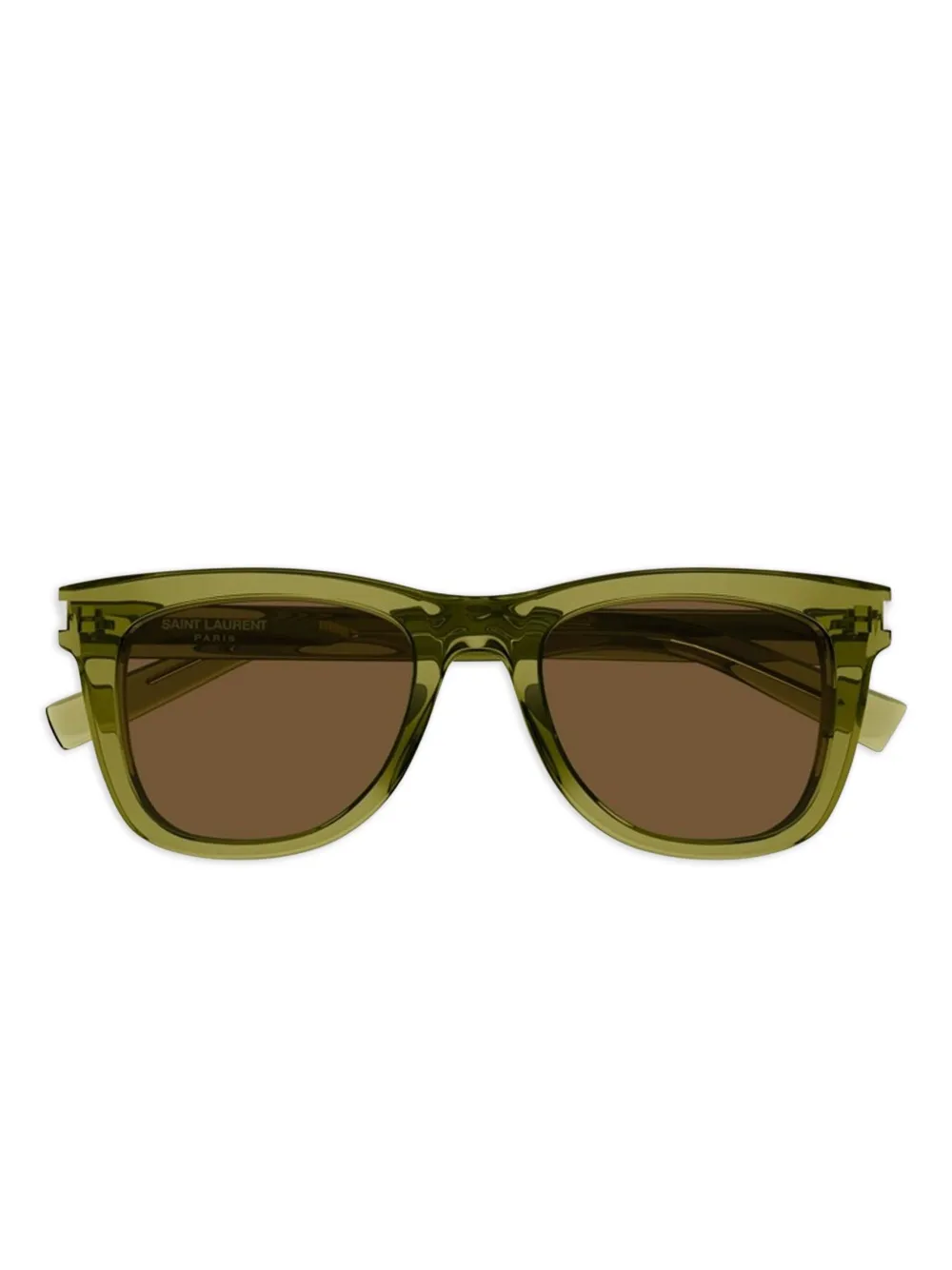 

Солнцезащитные очки SL 712 в квадратной оправе Saint Laurent Eyewear, зеленый