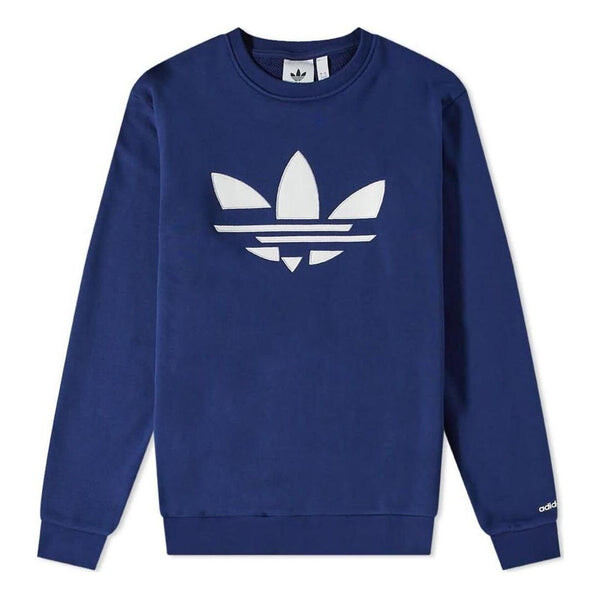 

Рубашка originals adicolor shattered trefoil sweatshirt 'blue' Adidas, синий
