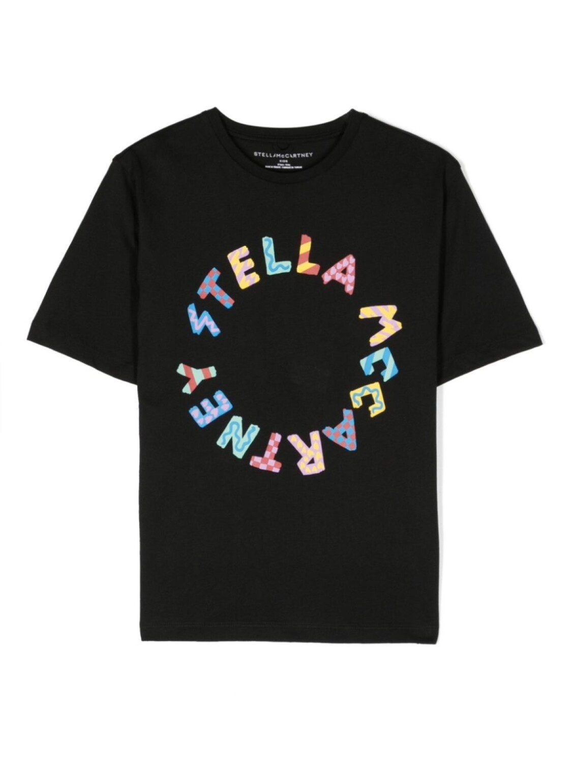 

Stella McCartney Kids футболка с логотипом, черный